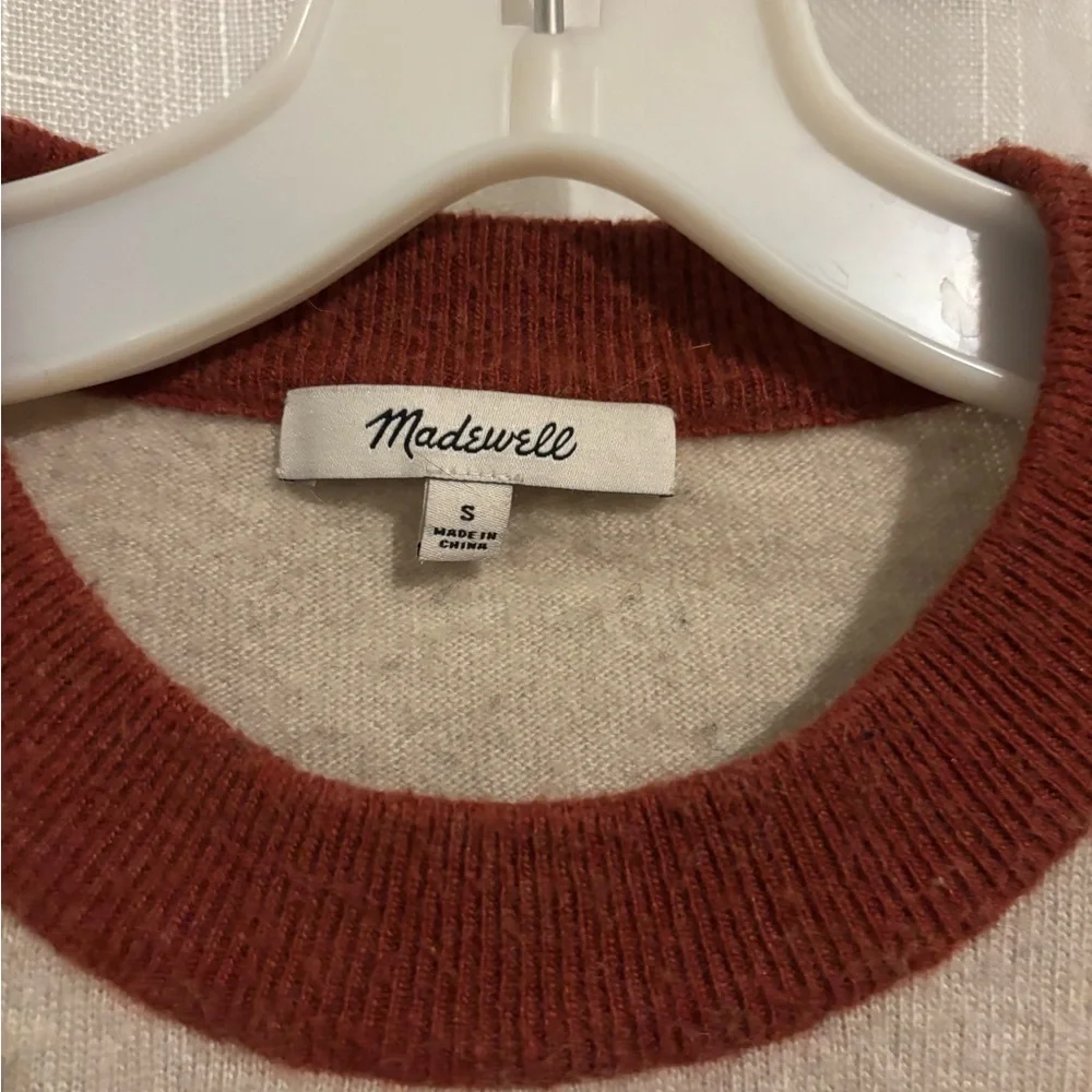 Madewell Yoke Colorblock Chevron Sweater - Picture 4 of 6